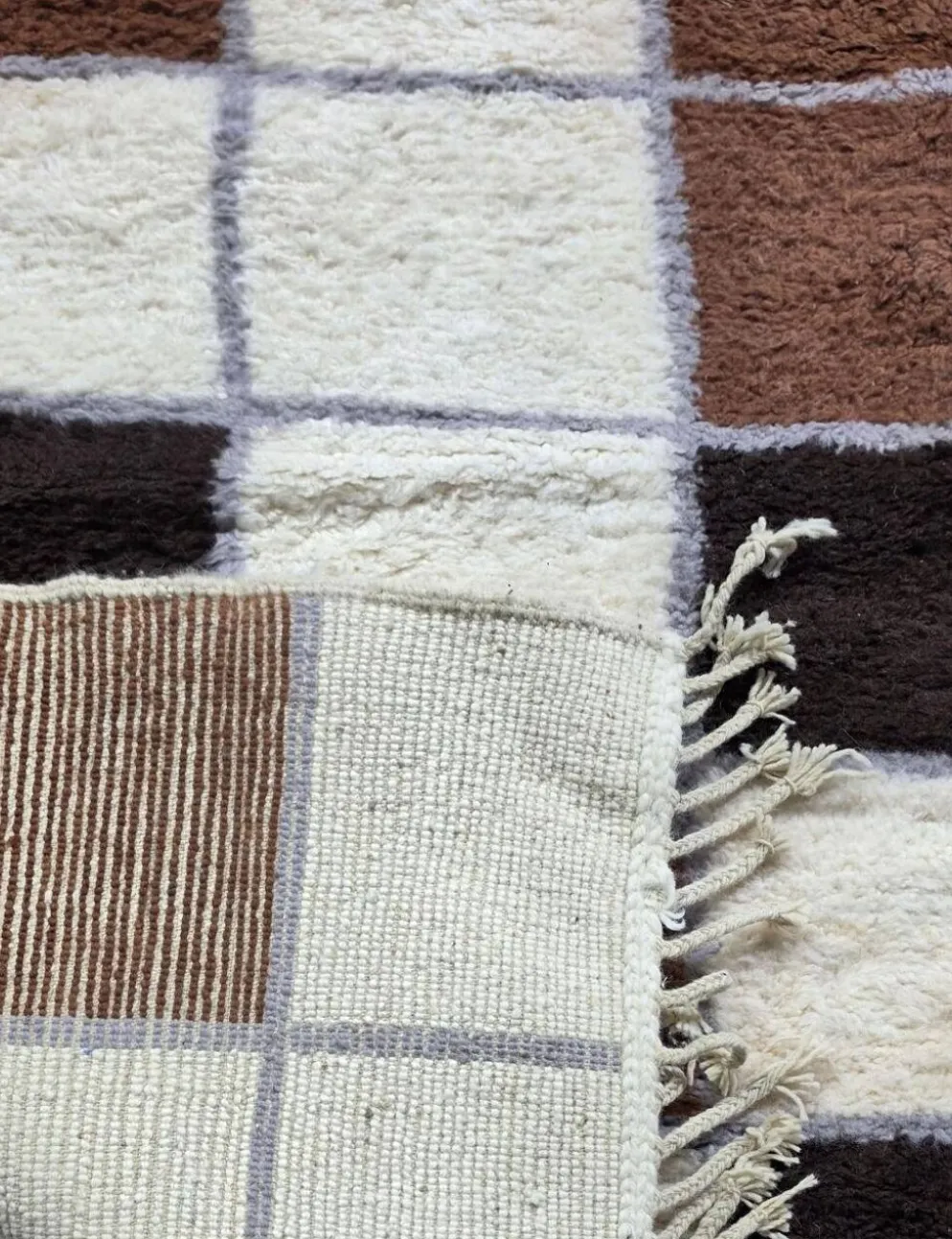 Tapis à Damier du Maroc - 300 x 259 cm