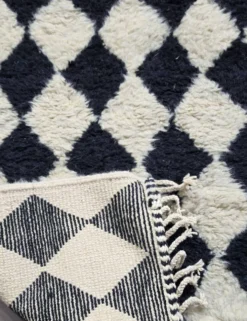 Tapis à Damier noir - 300 x 260 cm