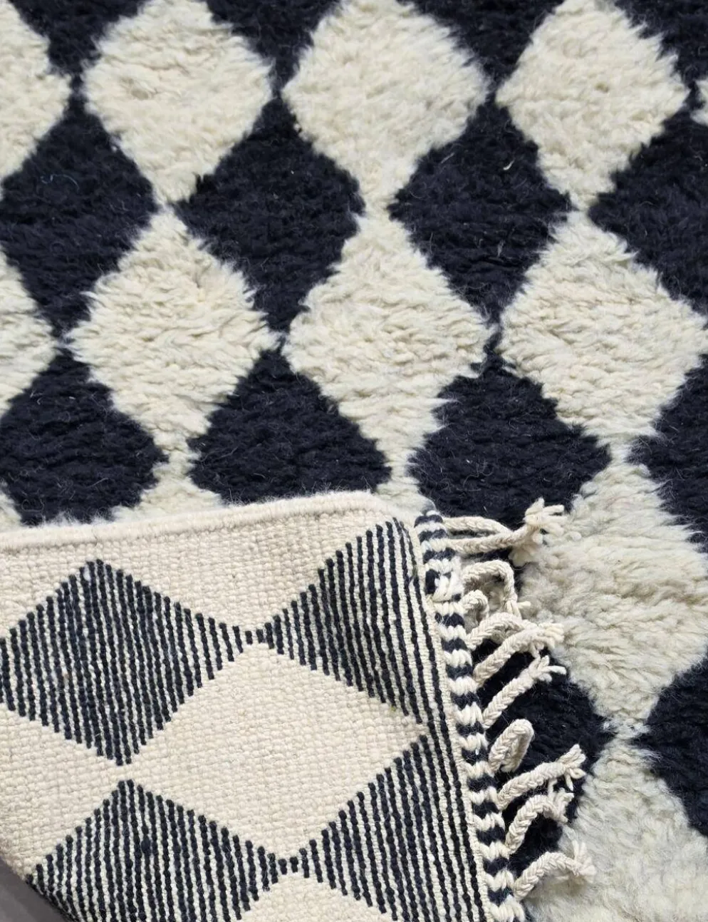 Tapis à Damier noir - 300 x 260 cm