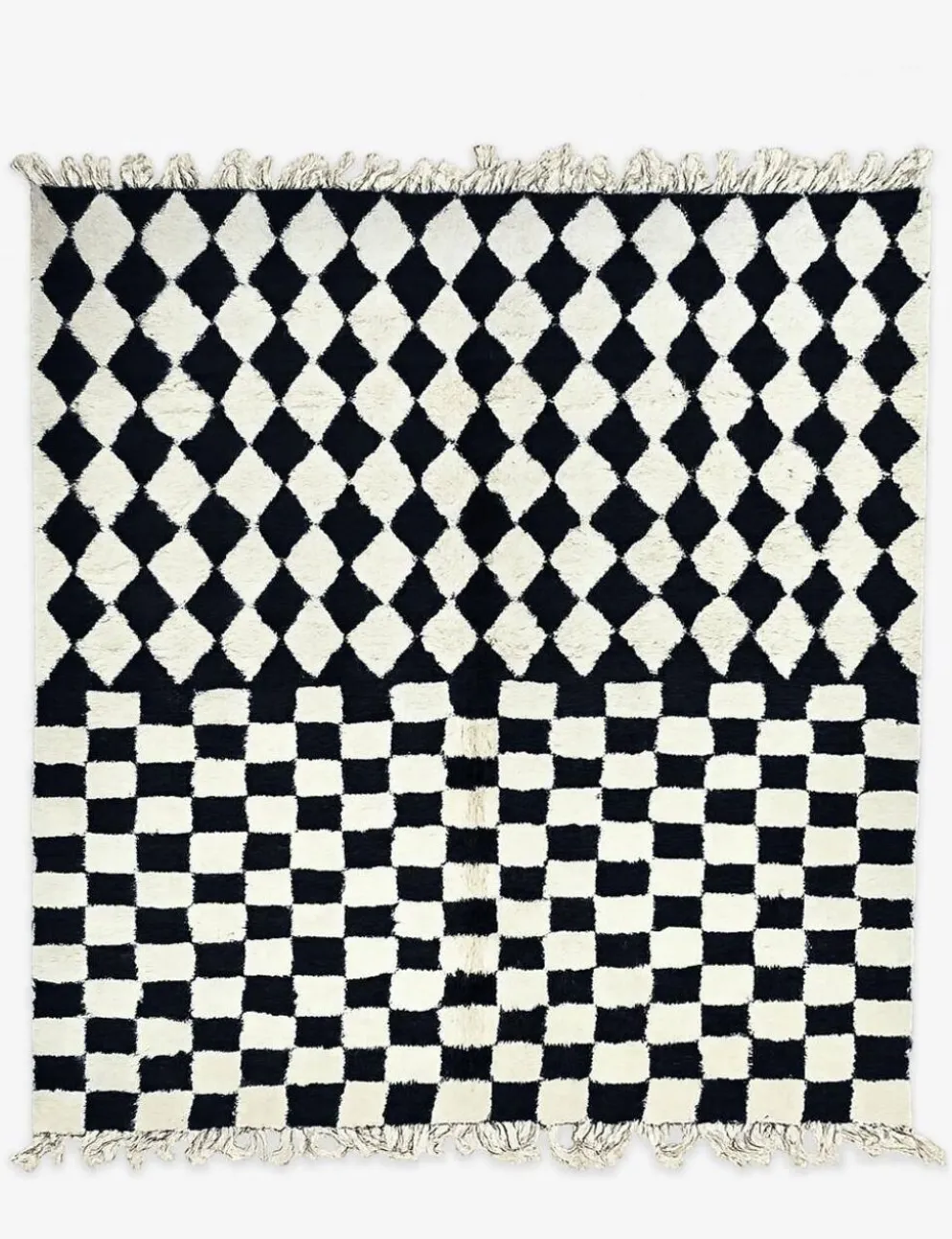 Tapis à Damier noir - 300 x 260 cm