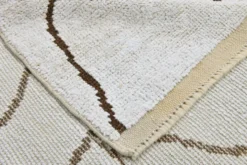 Tapis de chanvre beige scandinave 192x275Cm