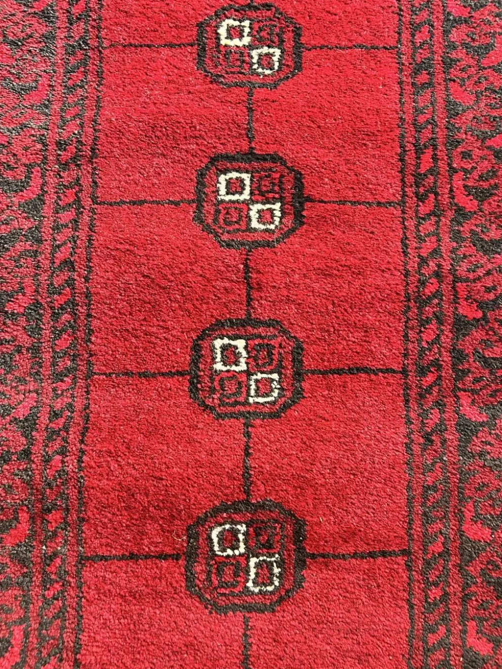 Tapis de couloir Ouzbek de Boukhara 55x140