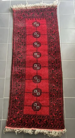 Tapis de couloir Ouzbek de Boukhara 55x140