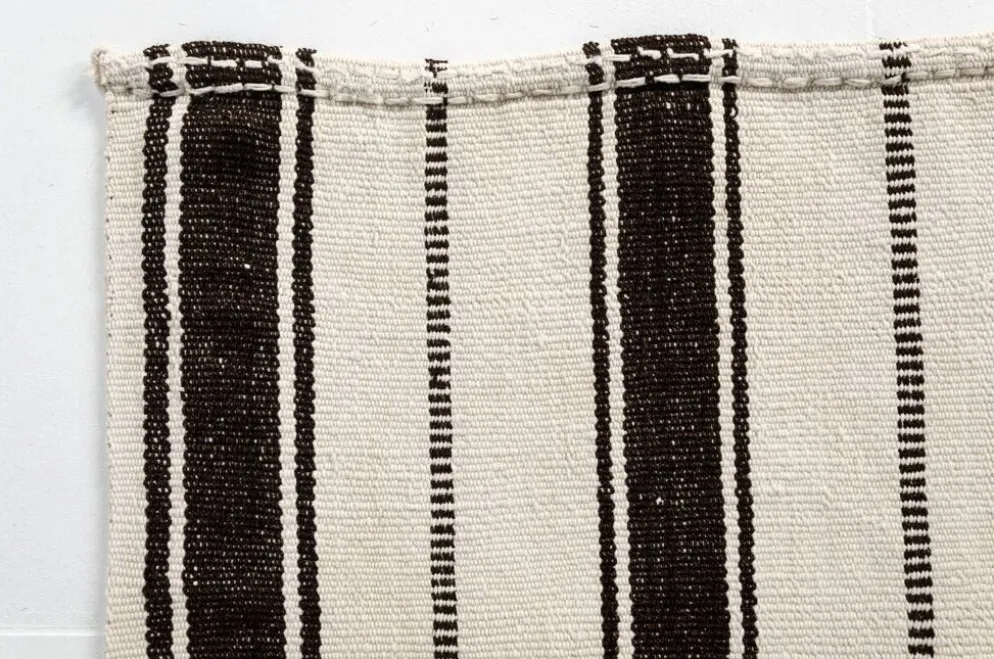 Tapis de couloir vintage en chanvre turc