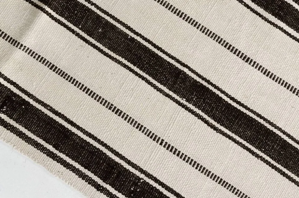 Tapis de couloir vintage en chanvre turc