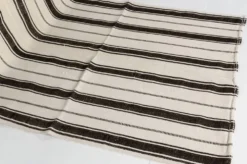 Tapis de couloir vintage en chanvre turc