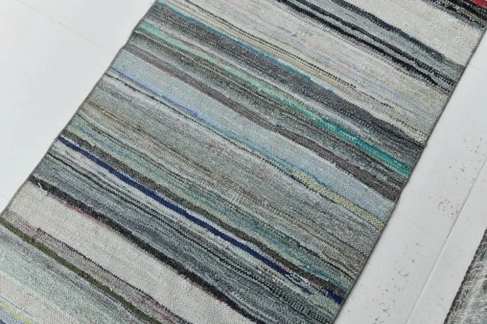 Tapis de couloir vintage Kilim 2x10, 71x297 cm