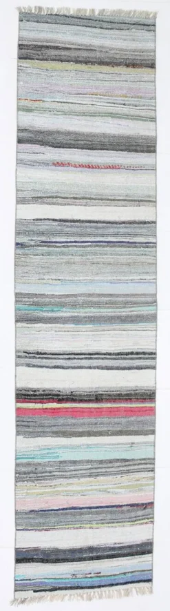 Tapis de couloir vintage Kilim 2x10, 71x297 cm