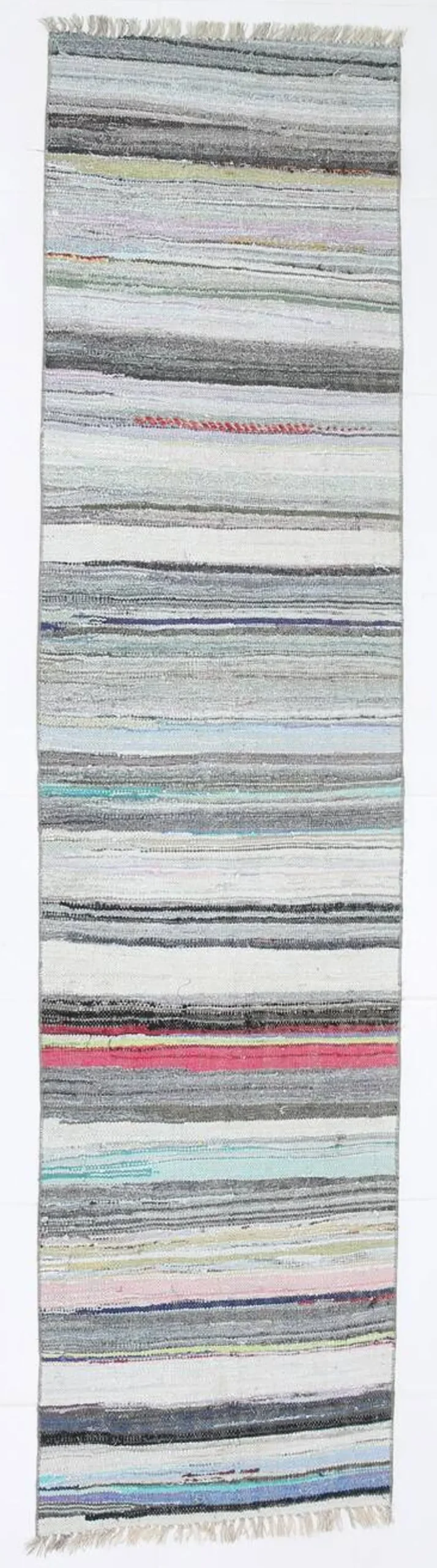 Tapis de couloir vintage Kilim 2x10, 71x297 cm