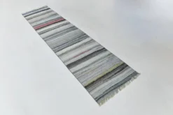 Tapis de couloir vintage Kilim 2x10, 71x297 cm