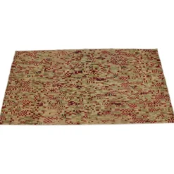 Tapis de design géométrique extraordinaire, années 1950