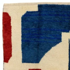 Tapis de la Saint-Valentin. Tapis moderne Pop Art 'AMOUR'. 100% Laine. Cadeaux de la Saint-Valentin.