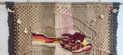 Tapis de macramé Espagne, années 1970.