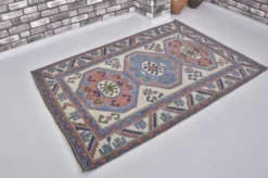 Tapis de sol en laine fait main Oushak sku2565