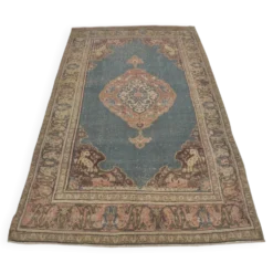 Tapis de sol floral Oushak sku1565