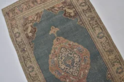 Tapis de sol floral Oushak sku1565