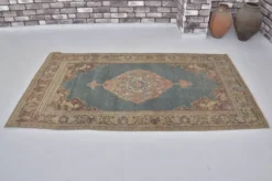 Tapis de sol floral Oushak sku1565
