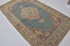 Tapis de sol floral Oushak sku1565