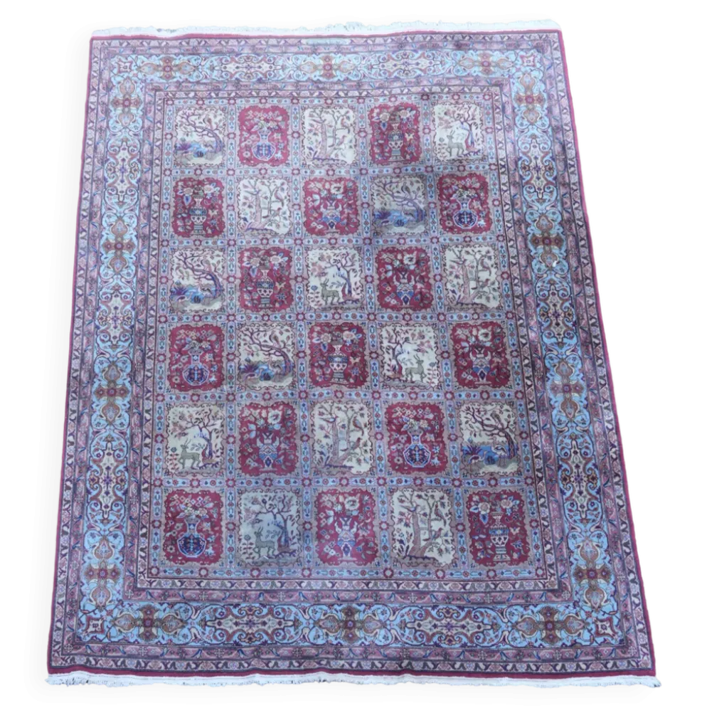Tapis de style oriental avec des motifs élégants 397x304cm