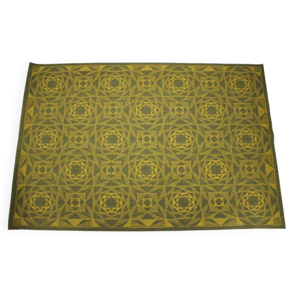 Tapis en boucle de laine au motif moderne du milieu du siècle, des années 1960, Allemagne