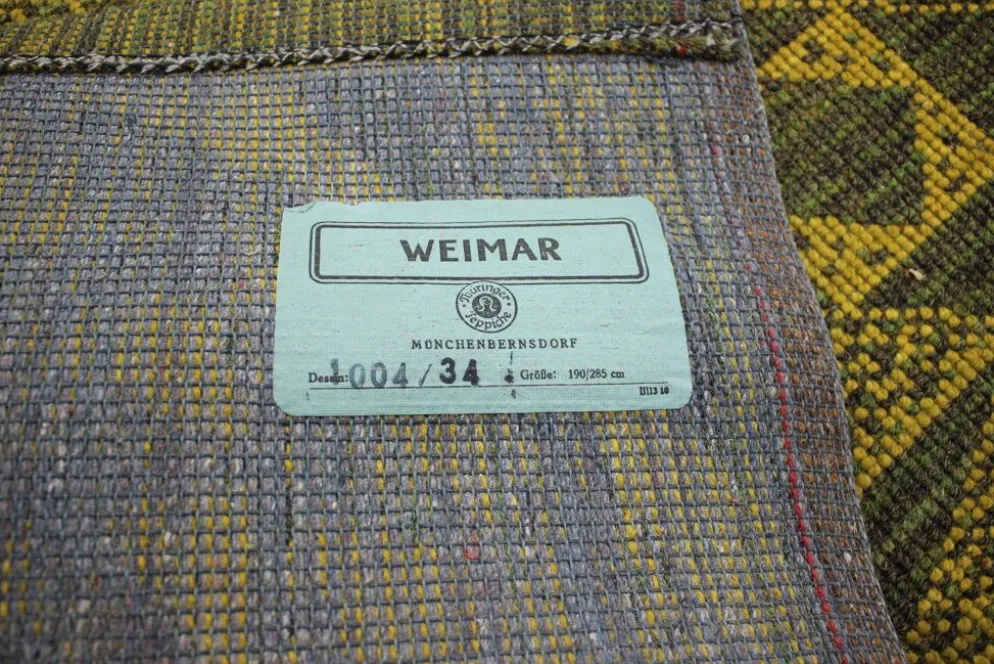 Tapis en boucle de laine au motif moderne du milieu du siècle, des années 1960, Allemagne