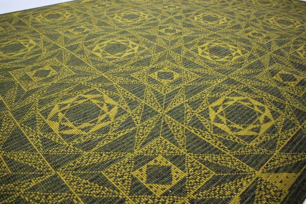 Tapis en boucle de laine au motif moderne du milieu du siècle, des années 1960, Allemagne