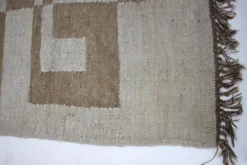 Tapis en laine de style mid-century modern, années 1980