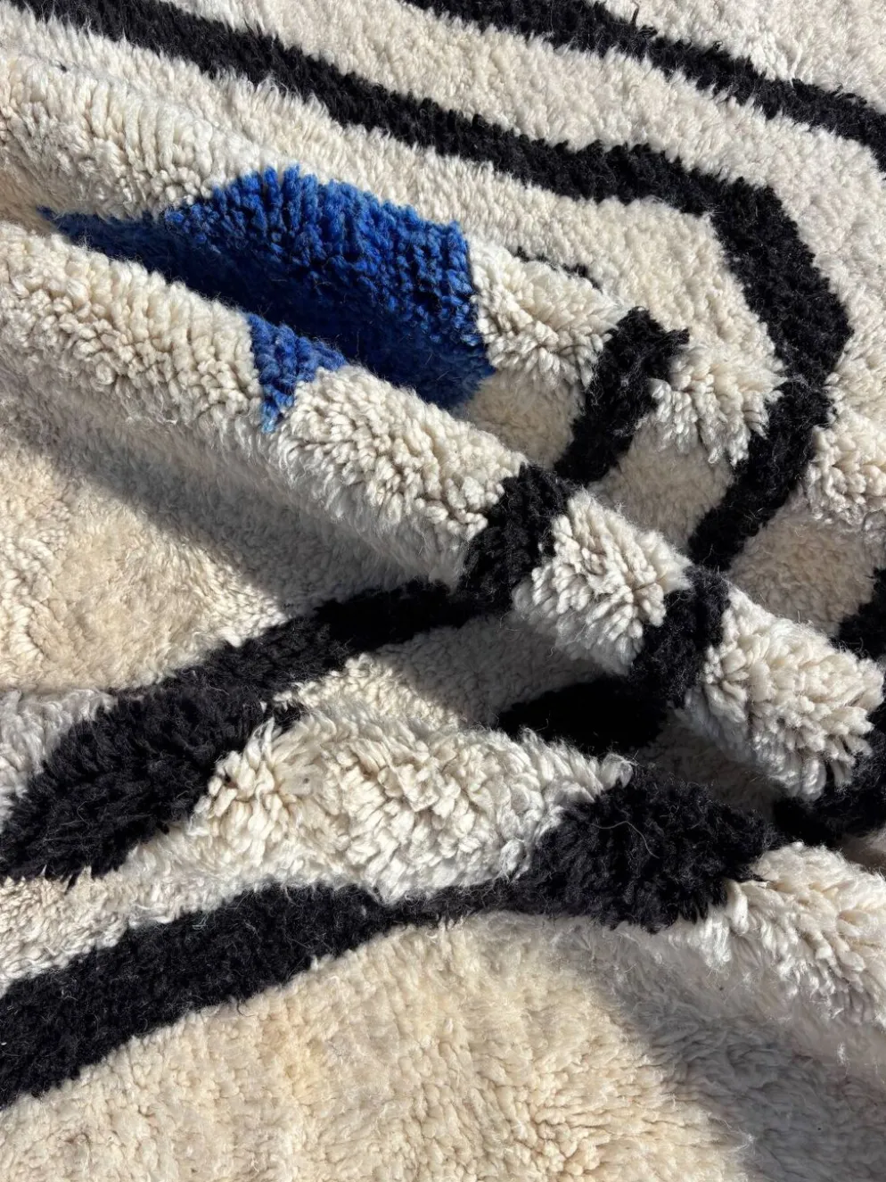 Tapis en laine marocain sur mesure Zahra