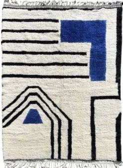 Tapis en laine marocain sur mesure Zahra