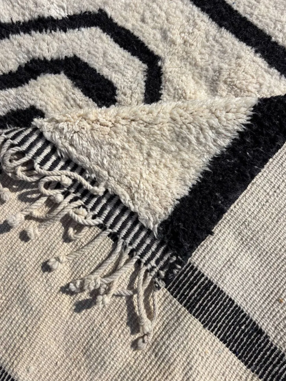 Tapis en laine marocain sur mesure Zahra