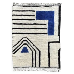 Tapis en laine marocain sur mesure Zahra