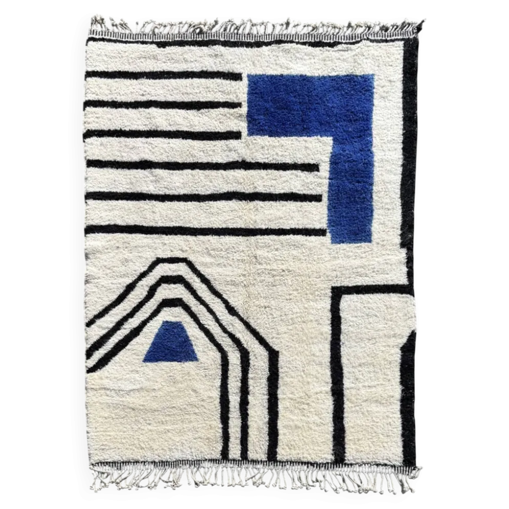 Tapis en laine marocain sur mesure Zahra