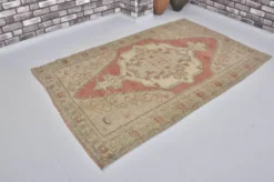 Tapis en laine Oushak neutre anatolien sku1328