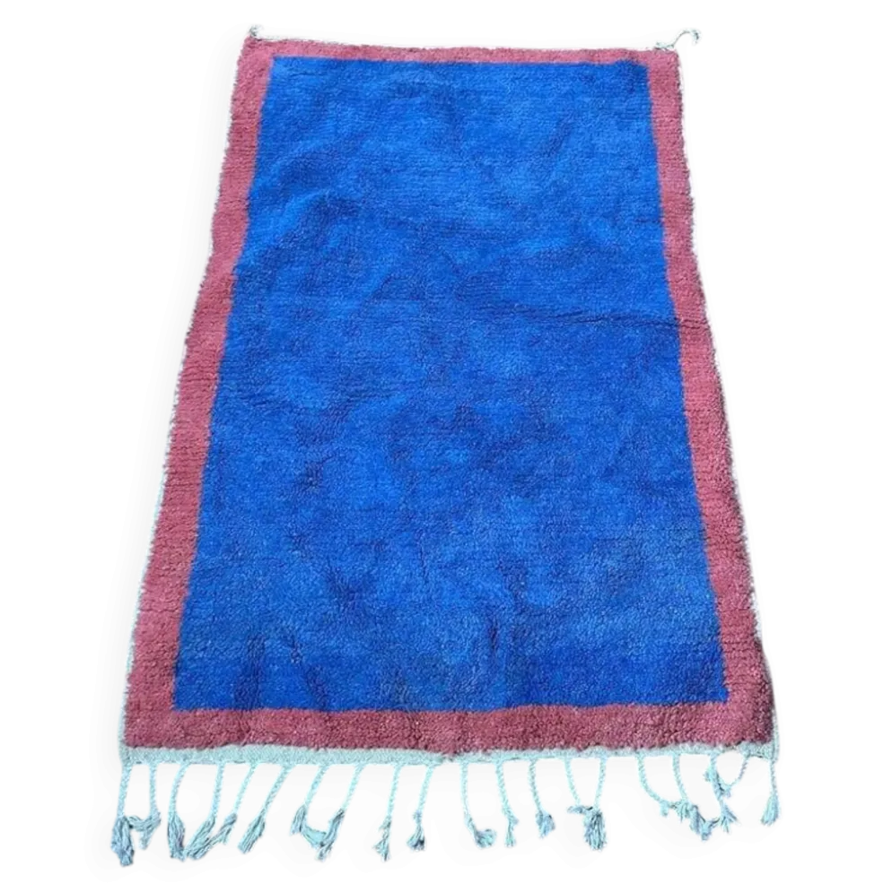 Tapis en laine pour decoration fait main marocaine