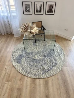 Tapis en laine rond PS 2017 par Kate & Joel Booy pour Ikea, années 2010.