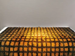 Tapis en laine Rya, conçu par le célèbre Verner Panton (1926-1998)