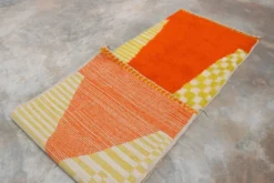 Tapis en laine tissé à la main coloré, 300 x 95 cm - R310