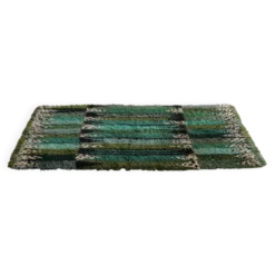 Tapis en laine tissé suédois des années 60 par Marianne Richter.