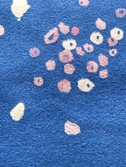 Tapis en laine tufté à la main "Sophie" de TISCA, France, années 1990.