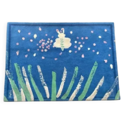 Tapis en laine tufté à la main