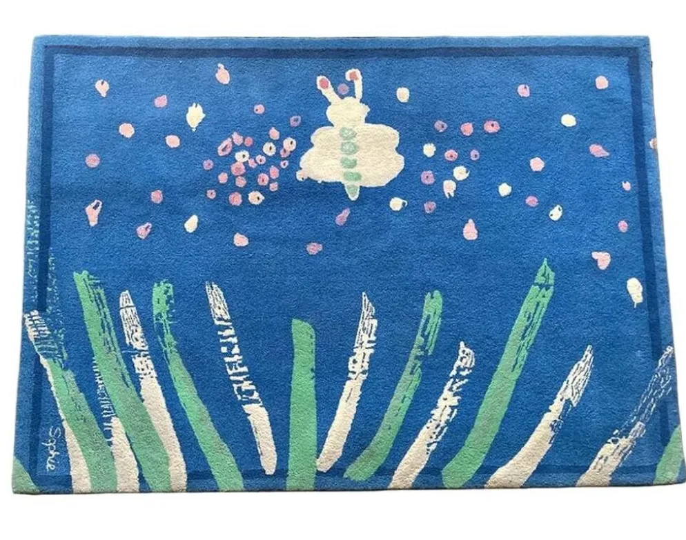 Tapis en laine tufté à la main "Sophie" de TISCA, France, années 1990.