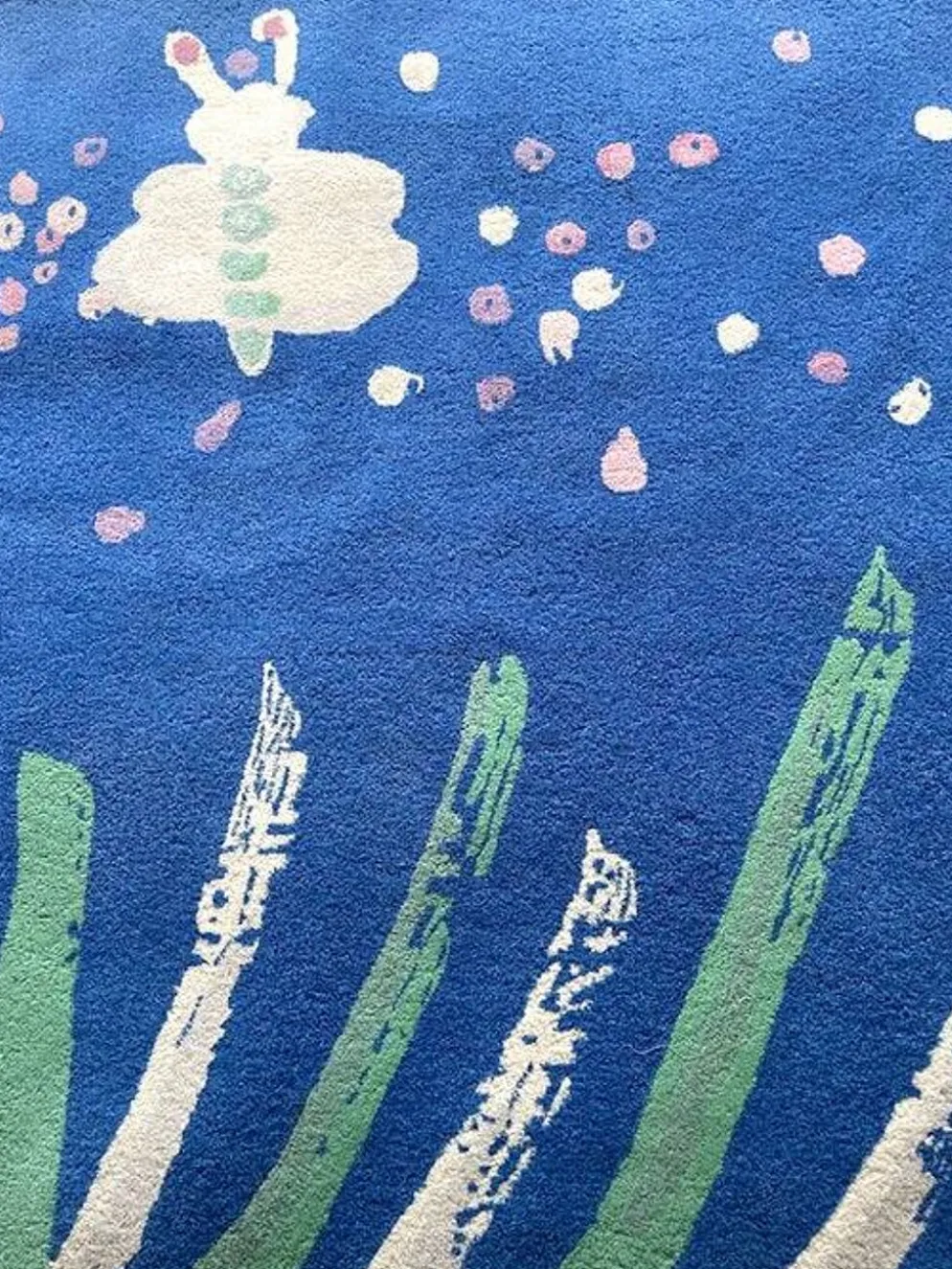 Tapis en laine tufté à la main "Sophie" de TISCA, France, années 1990.