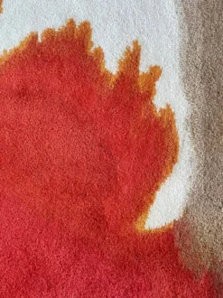 Tapis en laine tufté main Tisca Forster – France des années 1980