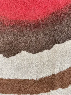 Tapis en laine tufté main Tisca Forster – France des années 1980