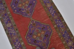 Tapis en laine turque rouge et bleu sku 1207
