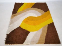 Tapis en laine vintage de style Space Age des années 1970 par Desso.