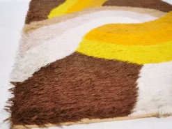 Tapis en laine vintage de style Space Age des années 1970 par Desso.