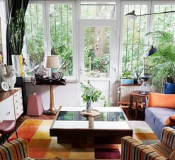 Tapis en velours de laine 