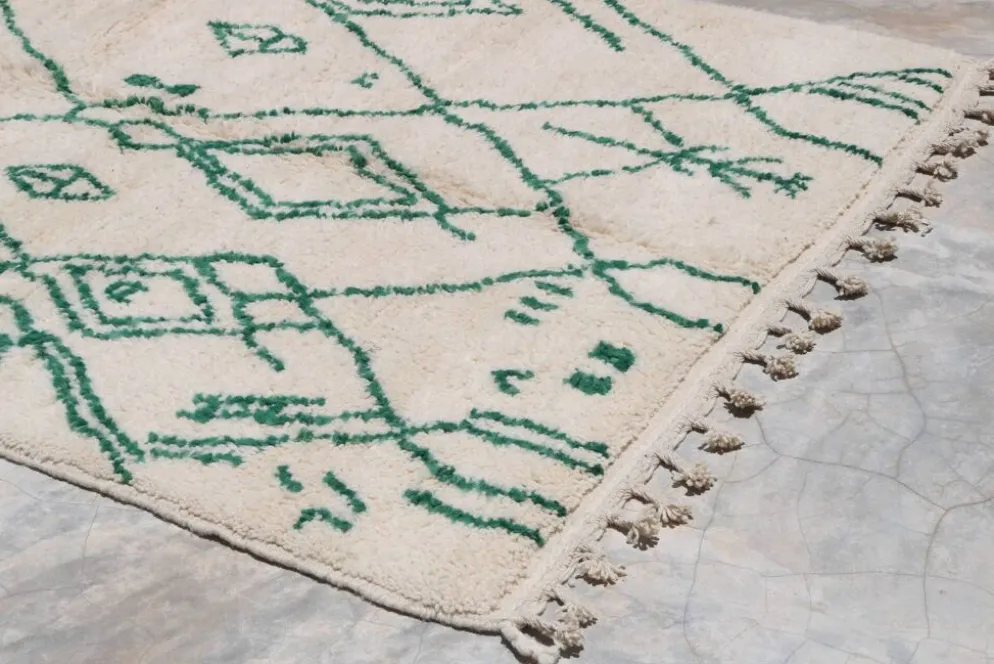 Tapis fait main coloré, 255 x 160 cm - AZ826