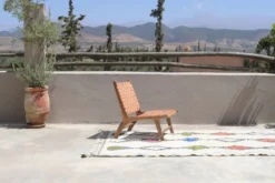 Tapis fait main coloré, 255 x 155 cm - AZ829